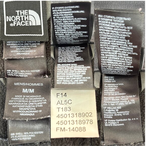 The North Face Men's Apex Bionic 2 Soft Shell Jacket in Blue/Black Size Medium - Picture 15 of 15